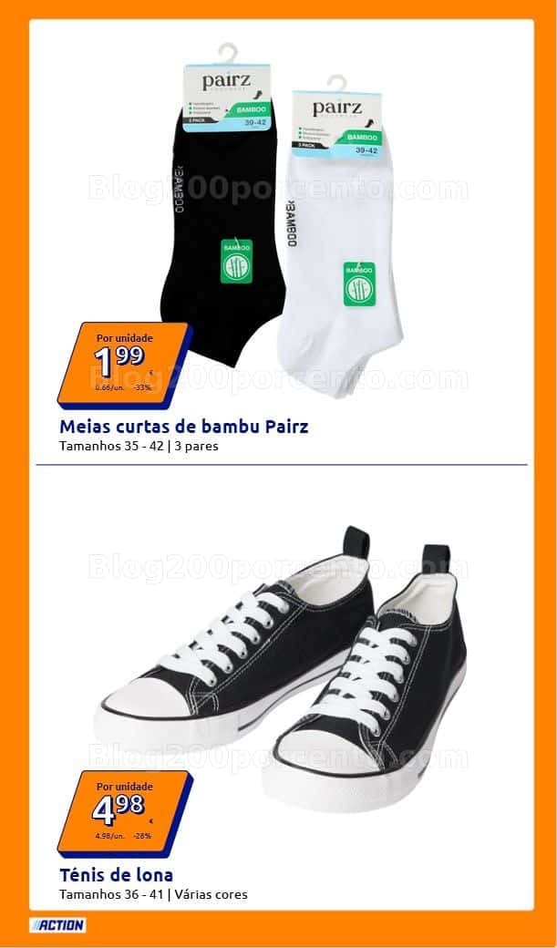 Antevisão Folheto ACTION Têxtil Promoções até 17 março